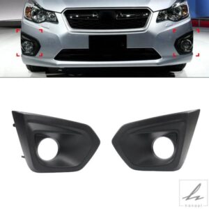 1 PC 車フォグライトベゼルカバー 57731FJ010 57731FJ000 スバルインプレッサ 2012 2013 2014