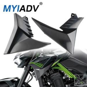 未塗装オートバイガスタンクサイドトリム挿入カバーカワサキ Z900 2020 2021-2024 パネルフェアリングカウルラジエーターカバーパネル