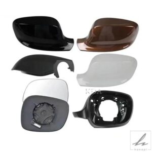 自動左右リア加熱ミラーガラスカバーフレームウィンカーライトアンダー BMW X1 E84 2010 2011 2012 X3 F25 2010-2013