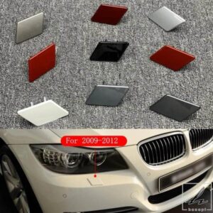 自動フロント左右バンパーヘッドライトウォッシャーノズルカバーキャップ BMW E90 E91 3 シリーズ 2009-2012 61677211209 61677211210
