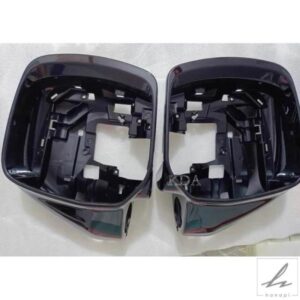 自動左右サイドリアミラーフレームトリムハウジングインフィニティ QX56 2016 - 20用
