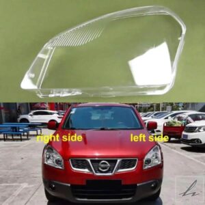 日産キャシュカイ 2008-2015 ヘッドライトカバークリアランプシェードヘッドランプシェルランプシェードプレキシガラス交換レンズ