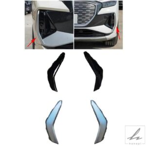 左右フロントバンパーカバーストリップトリムアウディ Q4 E-TRON 2022 2023 2024