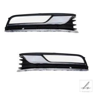 自動フロント左右バンパーフォグライトランプクロームグリル VW パサート B7 2012 - 16 3AD853665 3AD853666