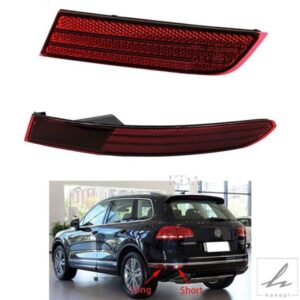 自動左右リアバンパーリフレクターハザード灯ストリップバー VW トゥアレグ 2016 2017 2018 7P6945105A 7P6945106A