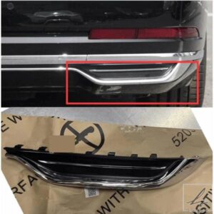 自動リアマフラーテールスロートパイプカバートリム交換アウディ A8 D5 2018 - 22 4N0807649 4N0807650