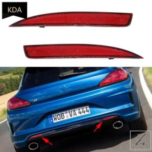 自動リアバンパーリフレクターハザード灯ストリップカバーバー VW シロッコ R R ライン 2011 - 15 1K8945105 1K8945106