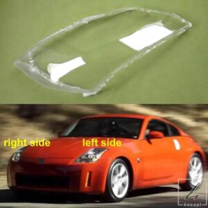日産 350Z 2003 - 06 ヘッドライトカバーレンズクリアマスクヘッドランプシェル交換ランプシェードプレキシガラス