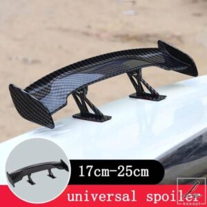 車汎用ミニスポイラーテール翼カーボンルックミニテール翼モデルオートスタイリング装飾カーアクセサリー