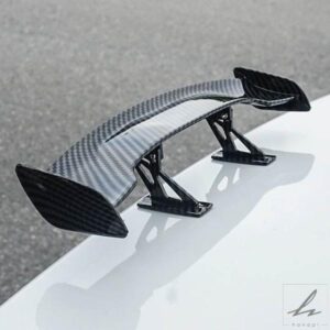 汎用パンチフリーカーボンテール翼スポイラーミニ自動車装飾小型モデル自動車ステッカーカーアクセサリー