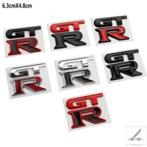 1 個 GTR NEW METAL 3D ステッカーステッカー分割ステッカーテールステッカーに