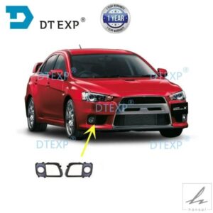 1 2 個 H11 ブラック フォグランプ カバー ランサー EVO 10TH フォグランプ カバー フレーム EVO X カーアクセサリー用 ランサーには不適