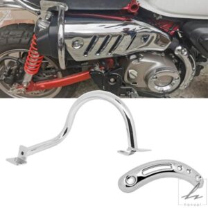 排気クラッシュガードとマフラーパイプカバーはホンダモンキー 125 Z125M Z125MA に適合