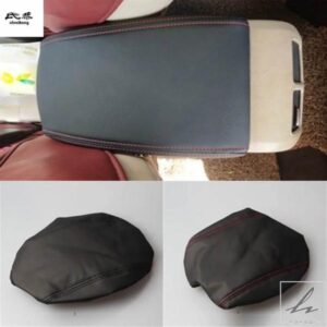 1 セット 2009-2012 フォルクスワーゲン VW ゴルフ 6 MK6 PU レザーカーアクセサリーアームレストボックスカバー
