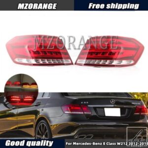 1 ピースアウターテールライトメルセデスベンツ E クラス W212 E350 E300 E250 E63 2014-2016 セダン駆動ブレーキライトウィンカーランプ