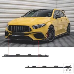 1 ペアフロントバンパーカバートリムフロントアンダーバンパーカバートリムメルセデス A クラス W177 2018 1778854303 1778854403