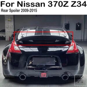 日産 370Z Z34 カーボントランクウイング AJT3 スタイルカースタイリングリアスポイラー 2009 2010 2012 - 15