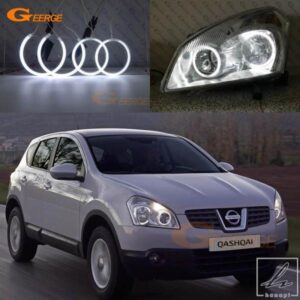 日産キャシュカイ J10 2007 2008 2009 2010 プレフェイスリフト EXCELLENT 超高輝度 CCFL エンジェルアイズキットハローリング