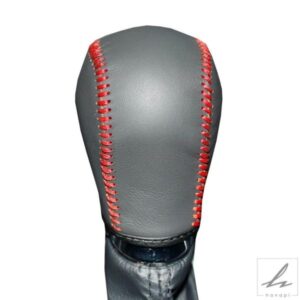 黒本革ソフト手縫いギアシフトノブカバーハンドブレーキカバーホンダ SPIRIOR 2009 - 13