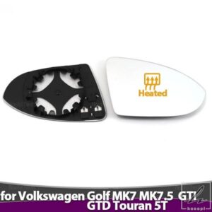 左右サイドミラーガラス LH RH レンズ交換用 フォルクスワーゲン VW ゴルフ 7 MK7 / MK7.5 GTI GTD 2012-21 TOURAN 5T用
