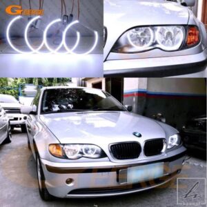 超高輝度デイライト COB LED エンジェルアイズハローリング BMW E46 セダンツーリング 1998-2005 316I 318I 320I 323I 325I 328I 330I