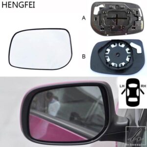 車トヨタ ヤリス 08-11 バックミラーガラスレンズ用アクセサリー