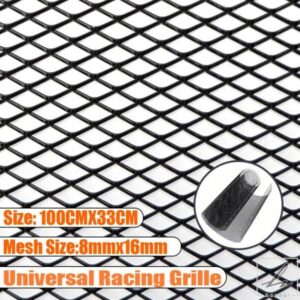 汎用アルミメッシュラジエーターグリルフロントバンパーメッシュシート車外装アクセサリー 8 MM 16 MM