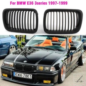 黒 E36 グリル ABS フロント交換フードキドニーグリル BMW E36 97 98 99 BMW 318I 323I 325I 320I 328I