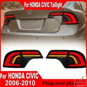 ホンダ シビック 8代目 テールライト 2006 - 11 シビック テールライト DRL フォグ ブレーキ ウィンカー リバース用カースタイリング