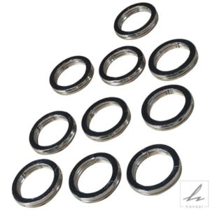 10個 外径:45MM マフラーマフラーガスケット YAMAHA TTR250 TT-R250 WR250R WR250X YZ450F MT09 FZ09 FJ09 XSR900 TRACER 900用