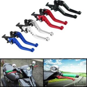 汎用バイクブレーキレバー バイクアクセサリー カスタムホーン調整可能ハンドレバー GY6