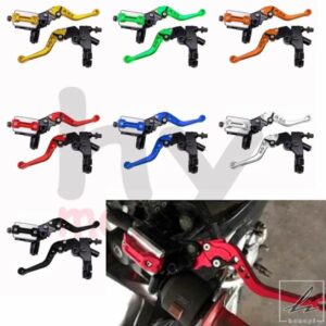 汎用バイクブレーキマスターシリンダー 22MM 油圧クラッチレバー調整ブレーキクラッチハンドル バイク ホンダ ヤマハ用