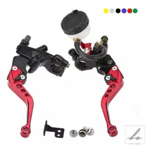 汎用CNCオートバイ調整可能クラッチブレーキマスターシリンダーリザーバーレバーキットヤマハカワサキ7/8インチ22MMハンドルバー用