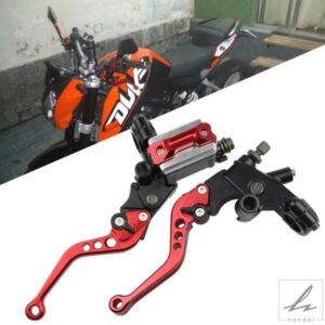 汎用バイクブレーキマスターシリンダー 22MM 油圧クラッチレバー調整ブレーキクラッチハンドル バイク ホンダ ヤマハ用