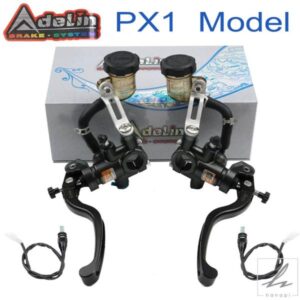 汎用 ADELIN PX1 オートバイ用 ラジアルマウント ブレーキ クラッチ マスターシリンダー ハンドルバー バイク用 油圧ポンプ ブレーキレバー