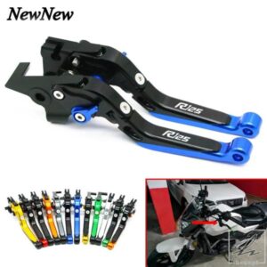 ヤマハ YZF R125 R 125 YZFR125 YZFR 125 2014-2022 用 オートバイアクセサリー 調整可能 折りたたみ 伸縮式 ブレーキ クラッチレバー