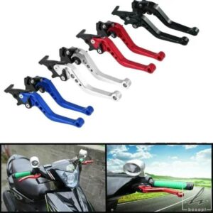 汎用バイクブレーキレバー バイクアクセサリー カスタムホーン調整可能ハンドレバー