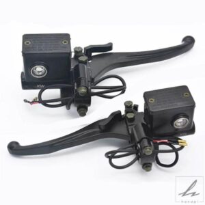22MM オートバイクラッチマスターシリンダー油圧ポンプレバー電動ペディキャブ用ブレーキレバーモトハンドルアクセサリーパーツ