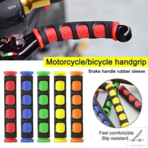 2個/ペア 環境に優しいゴム製オートバイハンドグリップガード バイクブレーキクラッチレバーカバー ハンドルバーグリップ