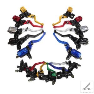 汎用 7/8インチ 22MM CNC アルミローラー調整 オートバイマスターシリンダーレバー 油圧ブレーキポンプ クラッチハンドル ハンドルバー