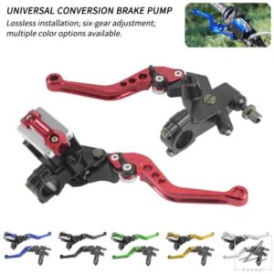 22MMブレーキクラッチポンプマスターシリンダーハンドルオートバイレバーハンドルバー油圧クラッチアクセサリーATV電動モト用