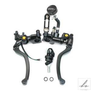 18RCS オートバイブレーキカッチマスターシリンダーレバーラインパーチクラッチ汎用22MMホンダヤマハスズキエイプリルベネリモト用