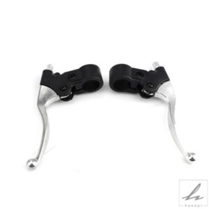 合金製 22MM 右デュアルツイン左ハンドルブレーキレバー 1組 39CC 47CC 49CC ミニモトポケットダートバイクアクセサリー