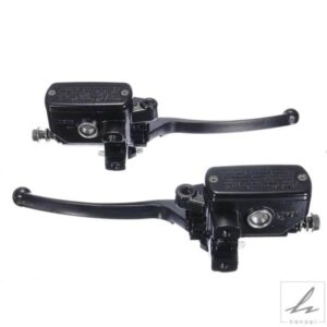 1ペア 1インチ 25MM 汎用 オートバイ フロント ブレーキ クラッチ レバー マスター シリンダー 油圧ポンプ ホンダ/ヤマハ/スズキ用