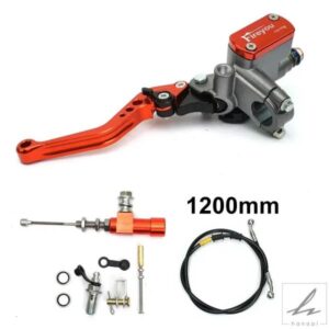 22MM オートバイ CNC 油圧クラッチキット レバーマスターシリンダー 編みオイルホース レーシング ヤマハ カワサキ ホンダ スズキ モト用