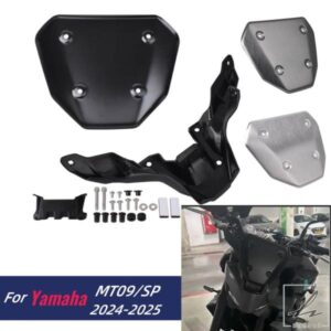 用 ウィンドシールド ヤマハ MT-09 2024 2025 MT09 SP エアウィンドデフレクター オートバイ用 アルミフロントスクリーンシールド