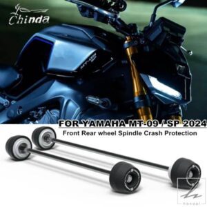 2024年新型オートバイ用フロント＆リアアクスルフォーククラッシュスライダーホイール YAMAHA TRACER 9 GT TRACER 900 MT-09 SP 用