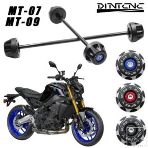 リアフロントアクスルフォーククラッシュスライダー YAMAHA MT07 FZ07 MT09SP 2014-2024 MT09 FZ09 SP バイクホイールプロテクター MT 09 2022用