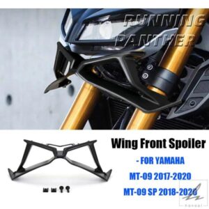 2017-2020 オートバイ ダウンフォース ネイキッド フロントスポイラー ウィングレット エアロダイナミック ウィング フロントスポイラー ヤマハ MT-09 MT09