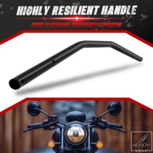 22MM 25MM オートバイ用ドラッグストレートバーハンドルバー ディンプル加工 ハーレー スポーツスター XL883 XL1200 X48 DANY SOFTAIL FAT BOB BOY用